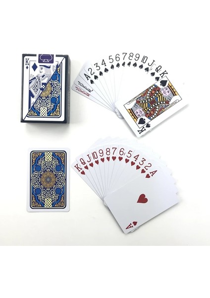 NO.6939 1kırmızı Stil Yeni Oyun Kartları Plastik Bakara Texas Hold'em Poker Kartları Pvc Poker Masa Oyunları Kırmızı ve Mavi Su Geçirmez Giyilebilir Kart Oyunu (Yurt Dışından)