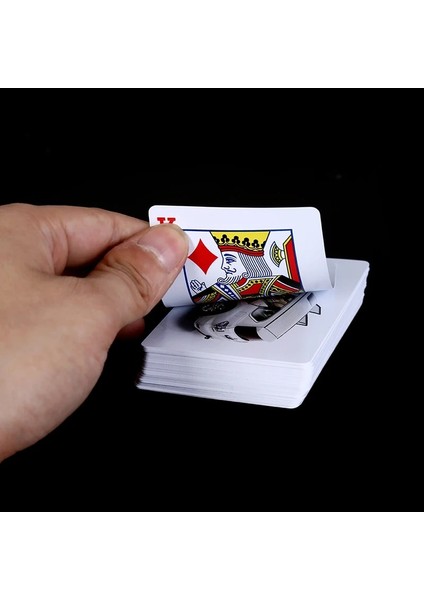 Yeşil Stil 1 Takım Su Geçirmez Oyun Kartları Plastik Kartlar Koleksiyonu Siyah Poker Kartları Yaratıcı Hediye Standart Oyun Kartları Poker (Yurt Dışından)