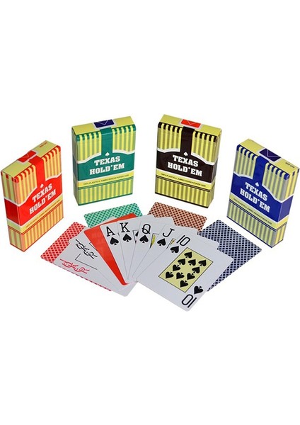 1 Kırmızı Stil Texas Su Geçirmez Pvc Plastik Sihirli Oyun Kartı Seti Dayanıklı Poker Masa Oyunu Texas Magic Kutu Dolu Güverte (Yurt Dışından) modelleri