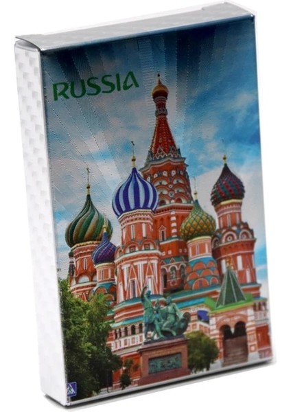 36 Adet-Katedral Tarzı 2022 Yeni Rusya Poker 24K Altın Folyo Oyun Kartları Pvc Plastik Su Geçirmez Dayanıklı Poker Kartları Standart Oyun Kartları (Yurt Dışından)