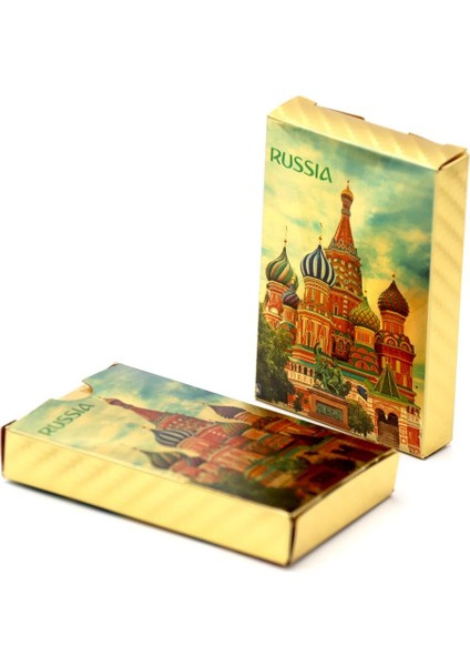 36 Adet-Katedral Tarzı 2022 Yeni Rusya Poker 24K Altın Folyo Oyun Kartları Pvc Plastik Su Geçirmez Dayanıklı Poker Kartları Standart Oyun Kartları (Yurt Dışından) fiyatları