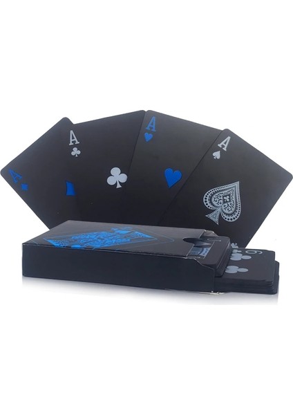 Pvc Poker Tarzı Vc Poker Suya Dayanıklı Plastik Oyun Kartları Seti Siyah Renkli Poker Kartı Setleri Klasik Sihirli Hileler Aracı Poker Oyunları (Yurt Dışından) fırsatları