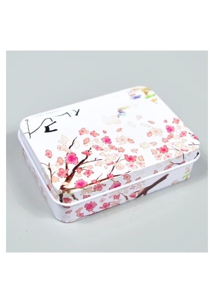 Sakura Stili Sıcak Yüksek Li Teneke Kutu Pvc Köprü Poker Su Geçirmez Plastik Texas Hold'em Iskambil Kartları Yaratıcı Desen Hediyeler Masa Oyunları (Yurt Dışından)