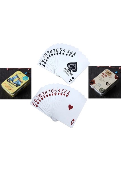 Sakura Stili Sıcak Yüksek Li Teneke Kutu Pvc Köprü Poker Su Geçirmez Plastik Texas Hold'em Iskambil Kartları Yaratıcı Desen Hediyeler Masa Oyunları (Yurt Dışından) modelleri