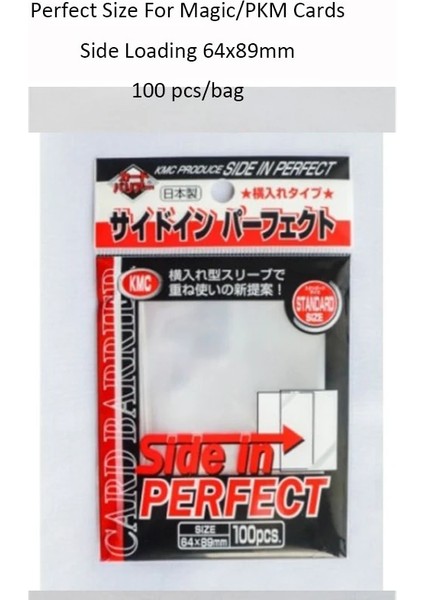 Perfect Fit Sideload Stili Şeffaf Kmc Perfect Fit Sleeves Kart Bariyer Kurulu Oyun Kartları Koruyucu Ticaret Kartı Kol Pkm Oyun Kartları Sihirli Koruyucu (Yurt Dışından)