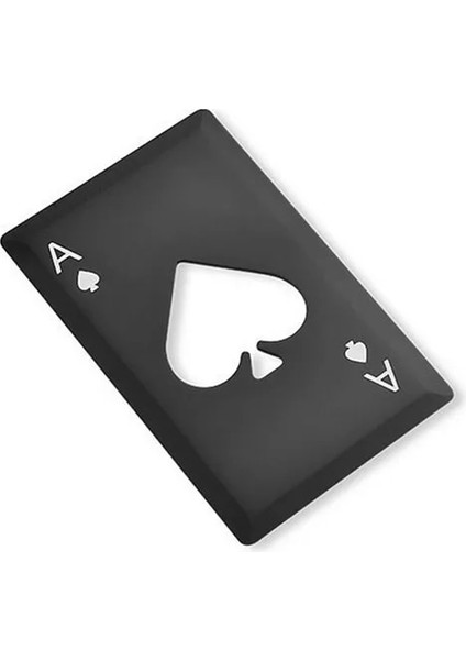 Kumral Tarzı 1@# New Style Playing Card Metal Poker Card Game Waterproof Blackjack Game Card Throwing Silver Card Durable Poker Bottle Opener (Yurt Dışından)