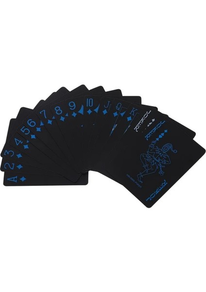 Mavi Stil 24 K Altın Oyun Kartı Poker Oyun Destesi Altın Yaprak Poker Takımı Plastik Sihirli Su Geçirmez Kart Destesi Sihirli Su Hediye Koleksiyonu (Yurt Dışından) fırsatları