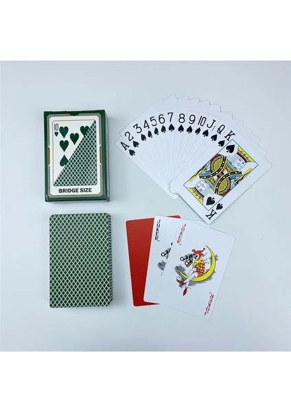 1 Yeşil Stil 100% Pvc Oyun Kartları Plastik Poker Kart Oyunu Su Geçirmez 4 Renk Texas Hold'em Blackjack Oyunu Altın Kart Tahtası Eğlence (Yurt Dışından)