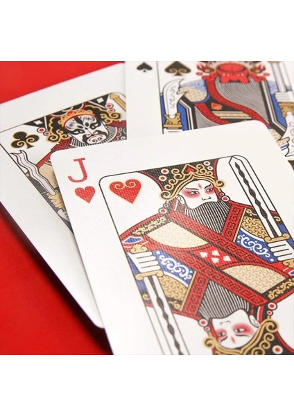 Ootdty Çin Tarzı Pekin Operası Poker Cardese Geleneksel Kültür Masa Oyunu Iskambil Kartları (Yurt Dışından) modelleri
