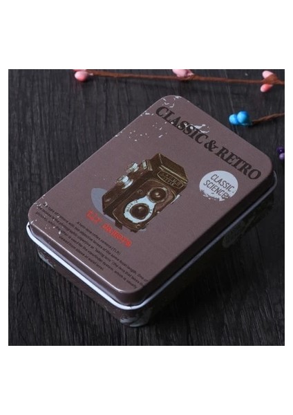 Kamera Stili Sıcak Yüksek Li Teneke Kutu Pvc Köprü Poker Su Geçirmez Plastik Texas Hold'em Iskambil Kartları Yaratıcı Desen Hediyeler Masa Oyunları (Yurt Dışından)