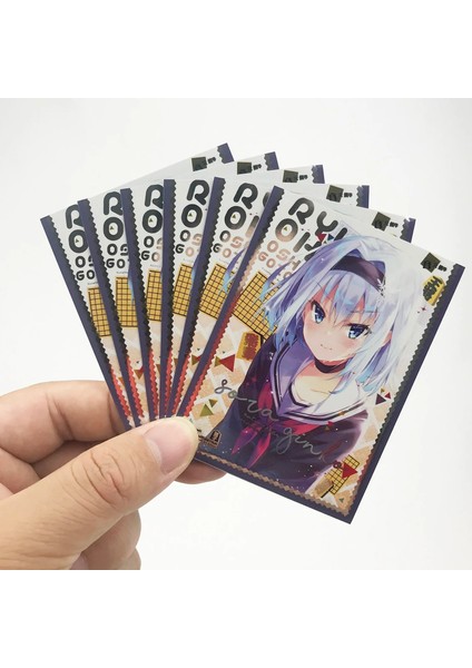 No.1 Tarzı Çok Sevimli Anime Kız Kart Kollu Ticaret Kartları Tcg Oyunu Çizim Kalkanı Tarjeta De Juego Koruyucu Saklama Torbaları (Yurt Dışından)