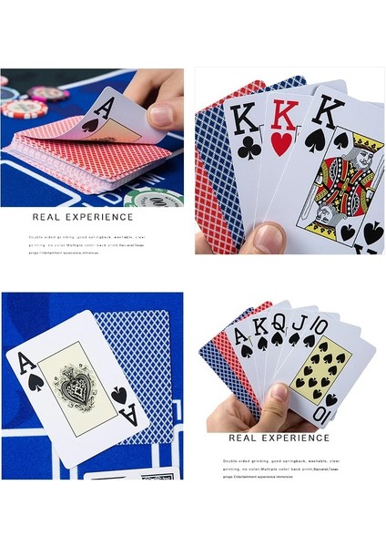 Mavi Stil Yüksek Li Plastik Poker Kart Oyunları Su Geçirmez ve Donuk Lehçe Oyun Kartları Eğlence Masa Oyunu Poker Kartları (Yurt Dışından) fırsatları
