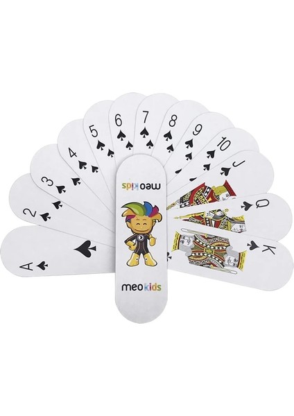 Hot Creative Strip Paper Poker Texas Hold'em Paper Playing Cards Baccarat Smooth Bridge Poker Cards For Children Gift Board Game (Yurt Dışından)