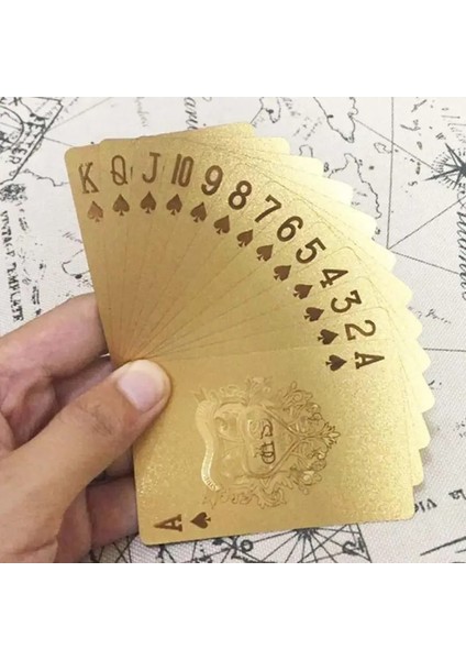 Black Cards Style Oyun Kartları Suya Dayanıklı Altın Poker Koleksiyonu Siyah Elmas Poker Kartları Sıcak Hediye Standart Parti Oyun Kartları Seti (Yurt Dışından) indirimleri