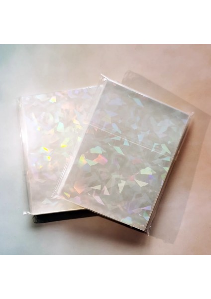 Iki Taraflı Rainbowmtg Stili Lot Taş Kırık Cam Gökkuşağı Folyo Ygo Şeffaf Lazer Yanıp Sönen Film Kartı Filmi Kore Idol Hololograard Kollu (Yurt Dışından) modelleri