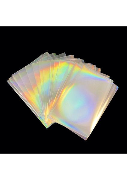 Iki Taraflı Rainbowmtg Stili Lot Taş Kırık Cam Gökkuşağı Folyo Ygo Şeffaf Lazer Yanıp Sönen Film Kartı Filmi Kore Idol Hololograard Kollu (Yurt Dışından) indirimleri