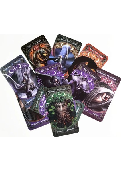 Hayvan Tarot Stili 78 Kartlar Ingiliz Tarot Kartları Güverte Iskambil Kartı Oyunu Efsaneleri Renkli Kutu ile Tarot Masa Kartları Aile Hediyesi (Yurt Dışından) modelleri