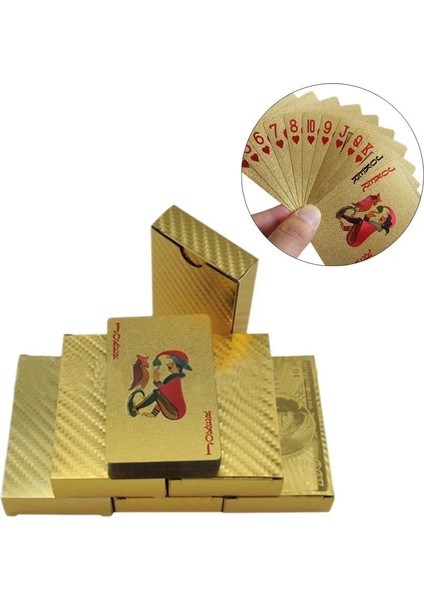 Tip 2 Stili Li Oyun Kartları 24K Altın Poker Suya Dayanıklı Oyun Destesi Altın Folyo Poker Seti Plastik Sihirli Su Geçirmez Kartlar Hediye Dayanıklı Poker (Yurt Dışından) indirimleri