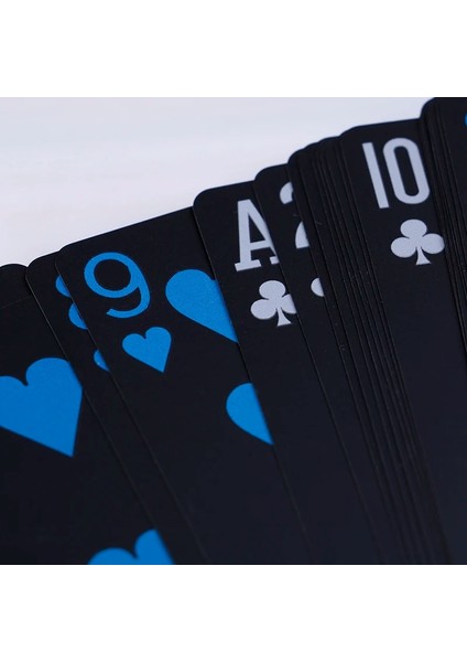 Lacivert Tarzı Su Geçirmez Pvc Saf Kara Sihirli Kutu Dolu Plastik Oyun Kartları Seti Güverte Poker Klasik Sihirli Hileler Aracı (Yurt Dışından) modelleri
