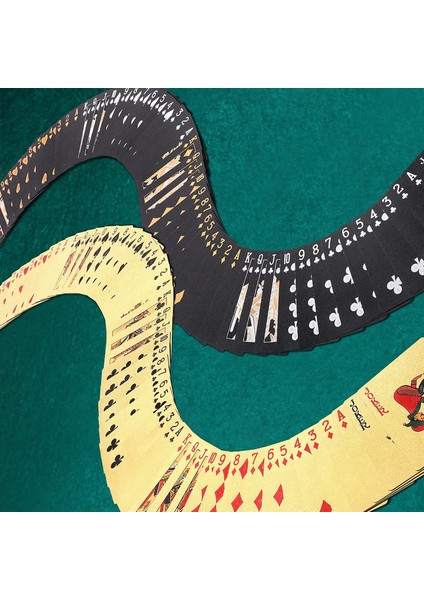 E Stili Su Geçirmez Altın Renkli Poker Oynayan Muhteşem Lüks Folyo Kaplama Ekose Oyun Kartları Güverte Sihirli Kart Partisi Plastik Parti (Yurt Dışından) indirimleri