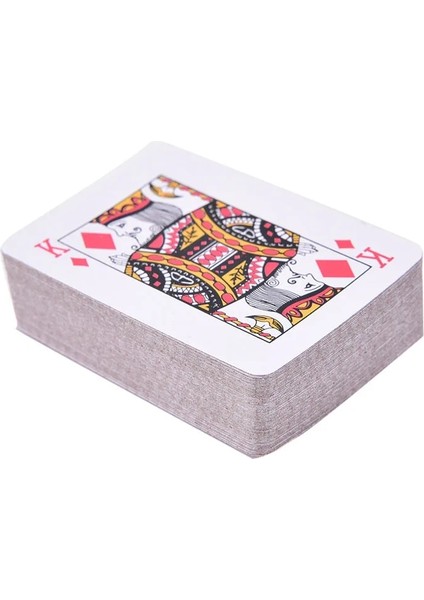 Beyaz Stil Portable Mini Playing Cards Small Poker Interesting Playing Card Board Game Outside Outdoor Travel Mze Pokers 5.5*4cm (Yurt Dışından)