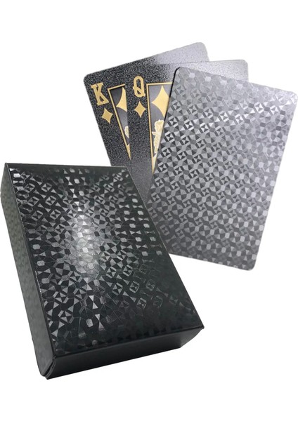 Gümüş Tarzı Tek Güverte Altın Folyo Poker Plastik Oyun Kartları Su Geçirmez Kartlar Kumar Masa Oyunu (Yurt Dışından) indirimleri