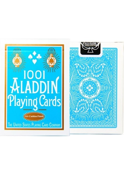 Alaaddin Açık Mavi Tarzı Bisiklet Sürücüsü Geri Standart Dizin Oyun Kartları Tally-Ho Güverte Uspcc Abd Poker Sihirli Kart Oyunları Sihirli Hileler Sahne (Yurt Dışından)