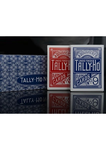 Kırmızı Yelpaze Sırtı Stili Tally-Ho No.9 Oyun Kartları Uspcc Bisiklet Hayranıround Arka Güverte Poker Boyutu Sihirli Kart Oyunları Sihirbaz Için Sihirli Hileler Sahne (Yurt Dışından) indirimleri