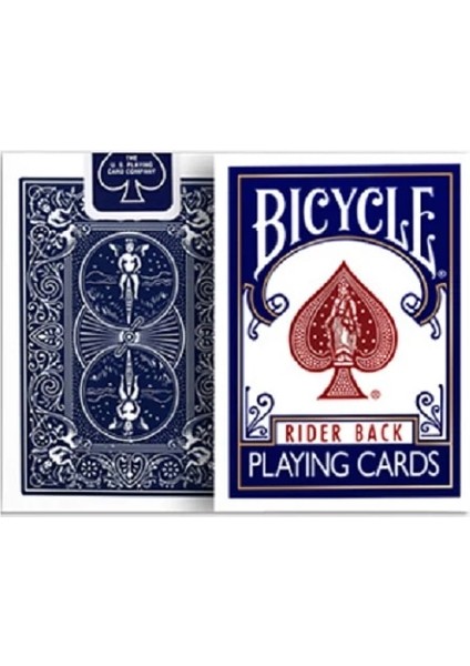 Binici Geri Mavi Stili Bisiklet Sürücüsü Geri Standart Dizin Oyun Kartları Tally-Ho Güverte Uspcc Abd Poker Sihirli Kart Oyunları Sihirli Hileler Sahne (Yurt Dışından)