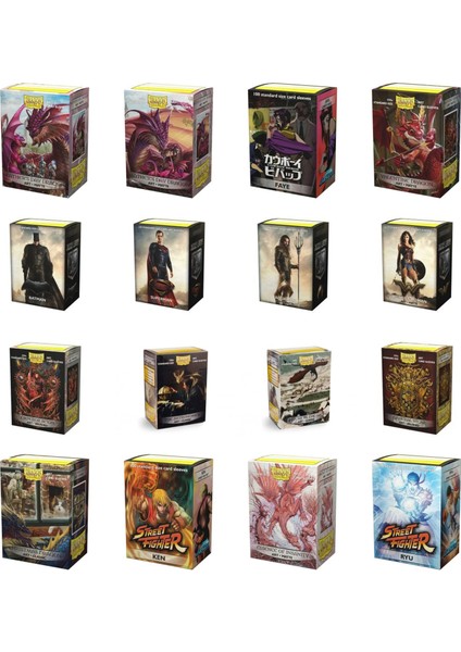 Büyük Dalga Stili Dragon Shield Lot Picture Art Cards Sleeves Series Game Cards Playing For Magic Star Realms Pkm Board Games Protector (Yurt Dışından) fiyatları