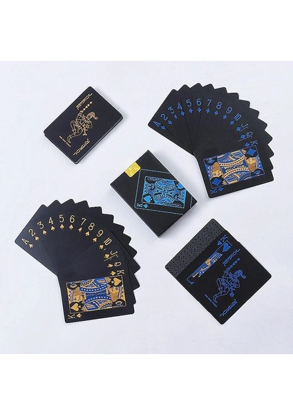 Kırmızı Mavi Tarzı Su Geçirmez Pvc Plastik Oyun Kartları Seti Trend Güverte Poker Klasik Sihirli Hileler Aracı Saf Kara Sihirli Kutu Dolu (Yurt Dışından) fiyatları