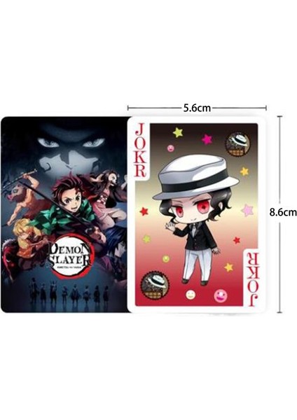 1 Kutu Stili Gönder Demon Slayer Poker Oynarken Cardbox Kimetsu Hiçbir Yaiba Desen Poker Masa Oyunu Koleksiyonu Yetişkin Çocuk Oyuncakları (Yurt Dışından)