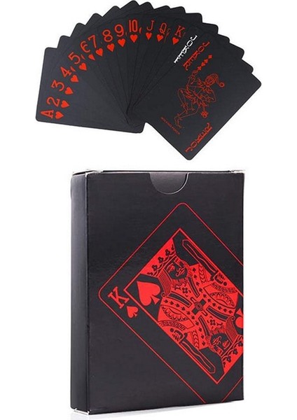 D Stili Su Geçirmez Plastik Pvc Oyun Kartları Setleri Altın Sihirli Hileler Poker Kartları Setleri Yaratıcı Kutu Dolu 54 Yapraklık Set (Yurt Dışından)