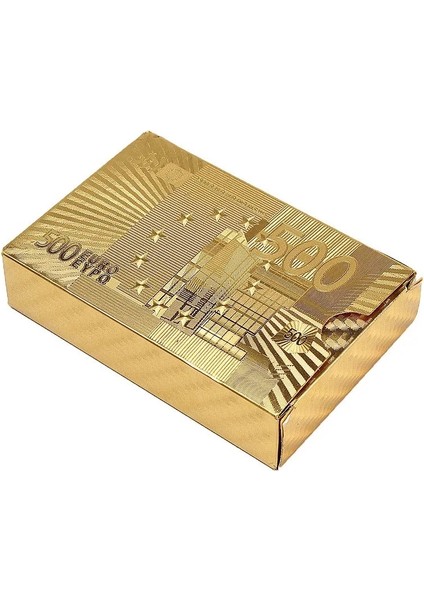 Dg Avrupa Tarzı Bir Güverte Altın Folyo Iskambil Kartları Euro Tarzı Plastik Poker Iskambil Kartları Yüksek Li Su Geçirmez Kartlar Kumar Masa Oyunu Gyh (Yurt Dışından) fırsatları