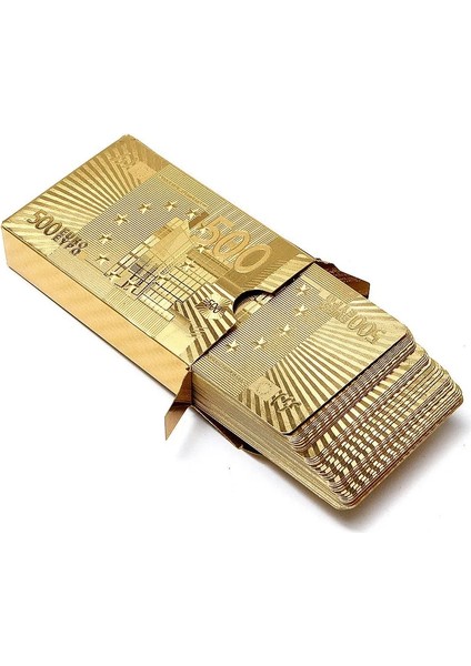 Dg Avrupa Tarzı Bir Güverte Altın Folyo Iskambil Kartları Euro Tarzı Plastik Poker Iskambil Kartları Yüksek Li Su Geçirmez Kartlar Kumar Masa Oyunu Gyh (Yurt Dışından) indirimleri