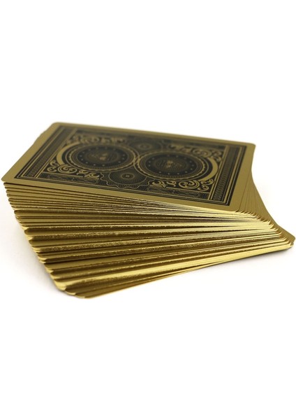 Altın Tarzı Yüksek Li Poker Kartları Plastik Oyun Kartları Altın Poker Texas Hold'em Banker Pvc Poker Su Geçirmez Lüks Kumar Poker Parçaları (Yurt Dışından)