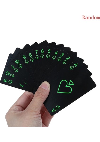 Açık Gri Tarzı Yüksek 1 Takım Altın Oyun Kartları Poker Oyun Destesi Altın Folyo Poker Seti Plastik Sihirli Kart Su Geçirmez Kartlar Sihirli (Yurt Dışından)
