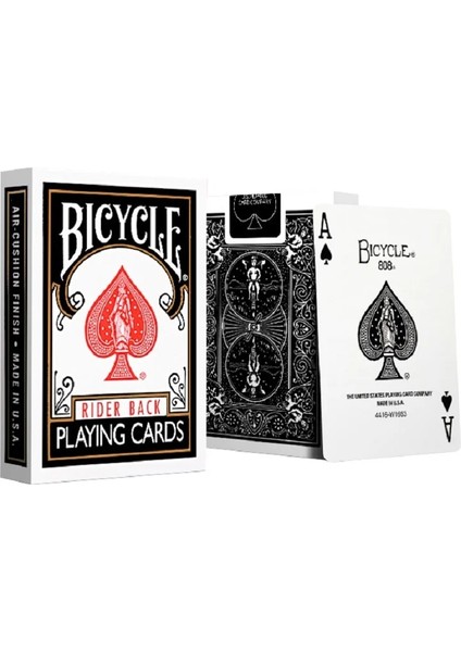 Bisiklet Binici Geri Siyah Oyun Kartları Utandard Güverte Poker Boyutu Sihirli Kart Oyunları Sihirbaz Için Sihirli Hileler Sahne (Yurt Dışından)