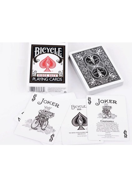 Bisiklet Binici Geri Siyah Oyun Kartları Utandard Güverte Poker Boyutu Sihirli Kart Oyunları Sihirbaz Için Sihirli Hileler Sahne (Yurt Dışından) fiyatları