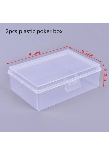2 Adet Tarzı 1 Setvcpaper Oyun Kartları Su Geçirmez Oyun Kartları Plastik Poker Kartları Poker Destesi Altın Poker Kartları (Yurt Dışından)
