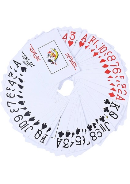 Mavi Stil 54 Kart Eğlence Masa Oyunu Su Geçirmez Pürüzsüz Poker Kart Tahtası Köprü Oyunları Texas Hold'em Plastik Oyun Kartları (Yurt Dışından) fırsatları
