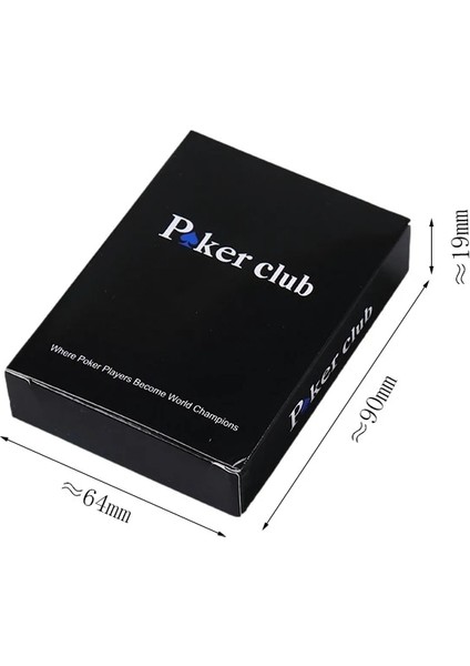 Mavi Stil 54 Kart Eğlence Masa Oyunu Su Geçirmez Pürüzsüz Poker Kart Tahtası Köprü Oyunları Texas Hold'em Plastik Oyun Kartları (Yurt Dışından) indirimleri