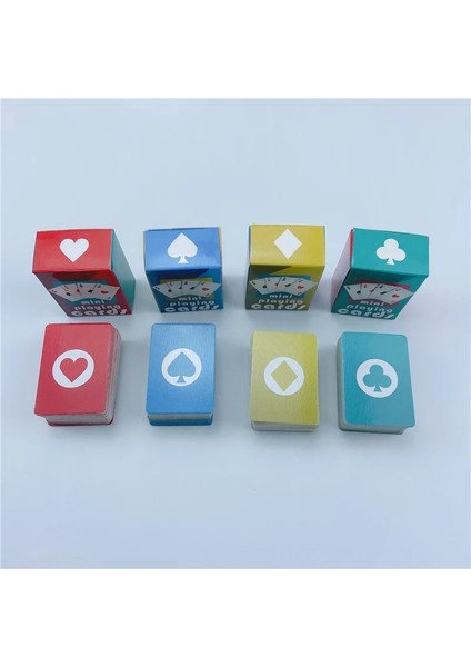 Sarı Stil Sevimli Mını Minyatür Oyunları Poker Mini Oyun Kartları Bebekler Için Minyatür Aksesuar Ev Dekorasyon Yüksek (Yurt Dışından) fırsatları