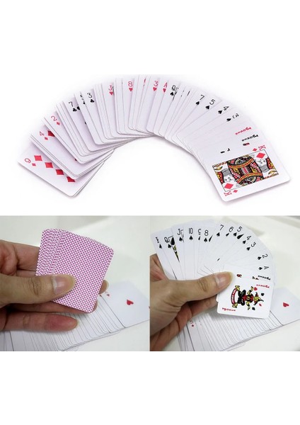 No.8 Stili Su Geçirmez Oyun Kartları Plastik Kartlar Koleksiyonu Black Diamond Poker Kartları Yaratıcı Hediye Standart Oyun Kartları Poker (Yurt Dışından)