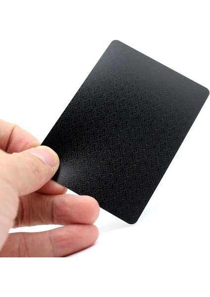 Siyah Stil Li Plastik Pvc Poker Suya Dayanıklı Siyah Oyun Kartları Yaratıcı Hediye Dayanıklı Poker (Yurt Dışından) modelleri