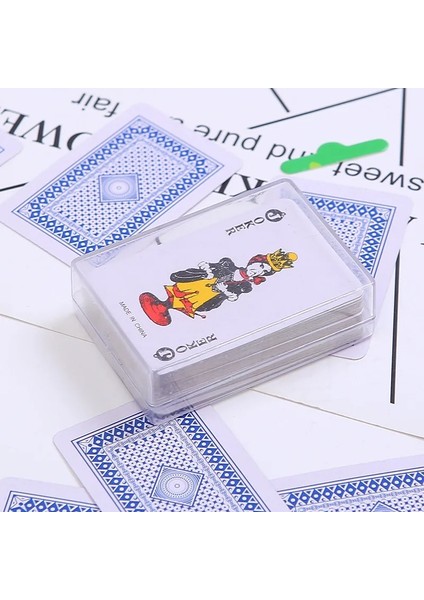 Beyaz Stil Taşınabilir Mini Oyun Kartları Küçük Poker Açık Seyahat Mze Pokers Dışında Ilginç Oyun Karton Oyunu (Yurt Dışından)