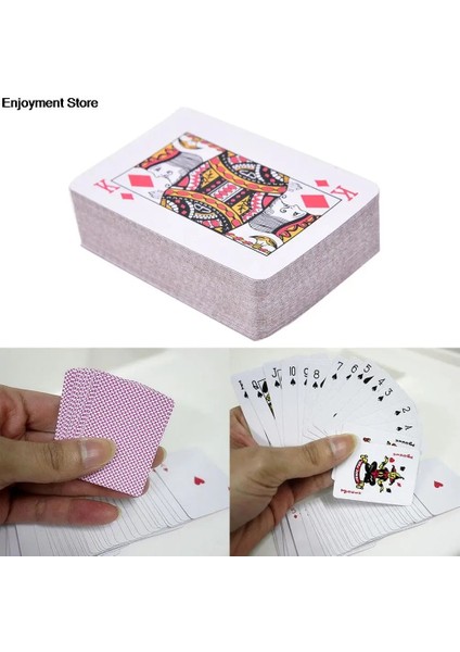 1 Takım Siyah Tarzı 1 Setvcpaper Oyun Kartları Su Geçirmez Oyun Kartları Plastik Poker Kartları Poker Destesi Altın Poker Kartları (Yurt Dışından)