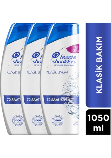 Head And Shoulders Head & Shoulders Klasik Bakım Şampuan 350 ml x 3 Adet