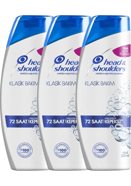 Head And Shoulders Head & Shoulders Klasik Bakım Şampuan 350 ml x 3 Adet