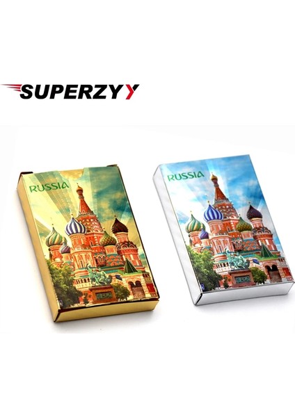 Açık Gri Tarzı 36 Cardsdeck Russia Poker Seti 24K Altın Folyo Oyun Kartları Plastik Pvc Su Geçirmez Dayanıklı Standart Карты Игральные (Yurt Dışından) fiyatları